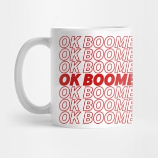 OK Boomer Red Mug